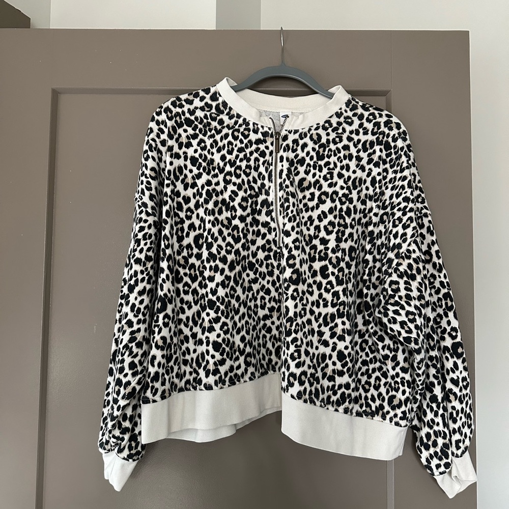 Leopard Quarter Zip